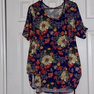 Floral LuLaRoe shirt